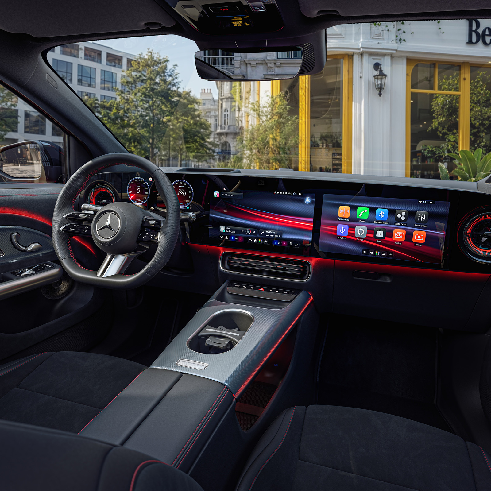 Der Neue Mercedes Benz Gla Elektrisch Interieur 1600X1600px