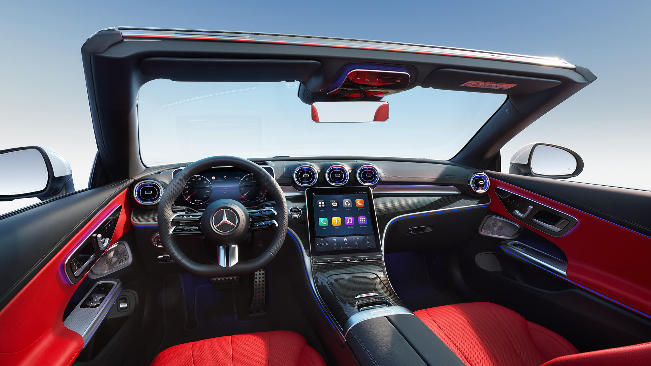 Mercedes CLE Cabriolet erstklassige Klangwelten des Burmester® 3D-Surround-Soundsystems - Merbag