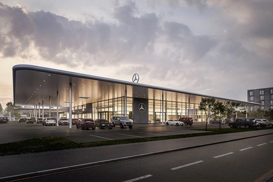 Merbag Adliswil Neupauprojekt Mercedes Benz Autohaus