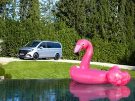 La Classe V de Mercedes-Benz. V+ Urlaub