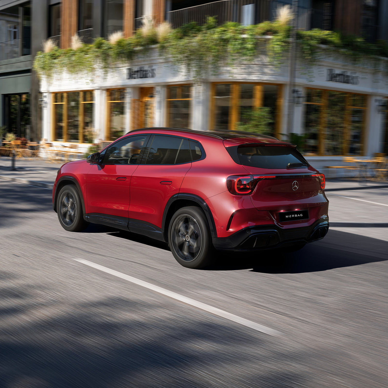 Der Neue Mercedes Benz Gla Elektrisch Heck 1600X1600px