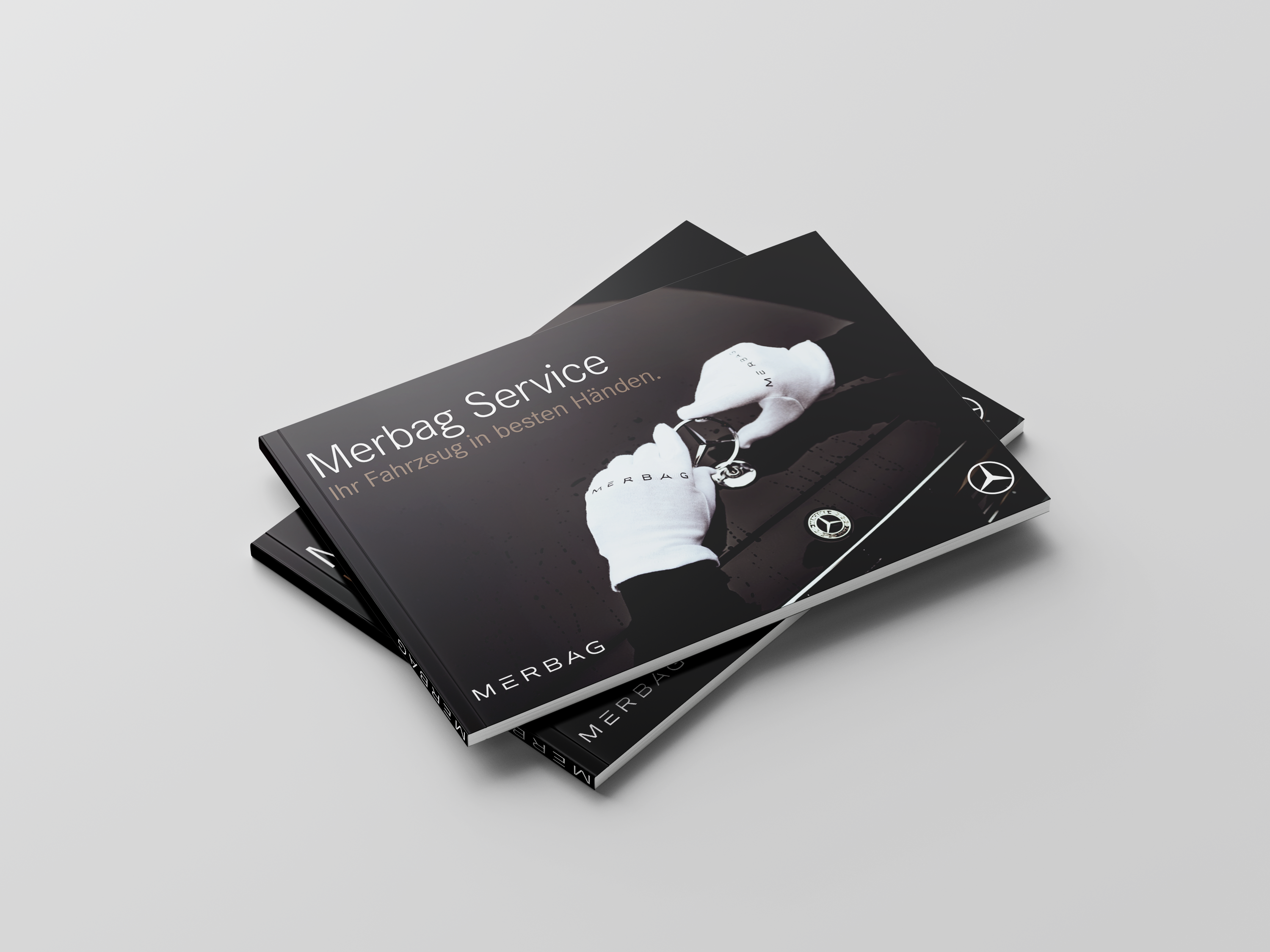 Perfect Binding Brochure Mockup 3