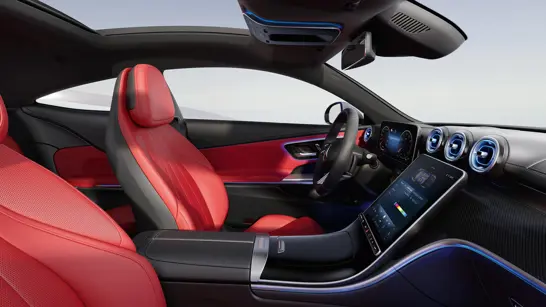 Mercedes-Benz CLE Coupé AMG Line Sitze Leder Powerrot - Merbag Mercedes-Benz CLE Coupé AMG Line Sitze Leder Powerrot - Merbag