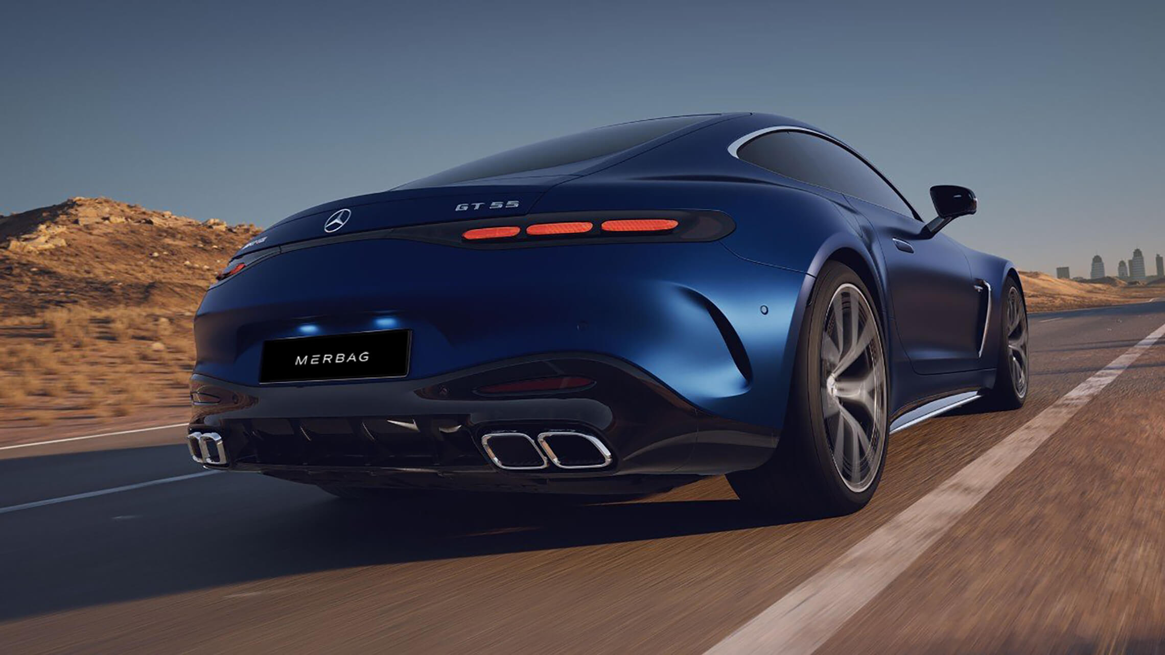 Mercedes AMG GT 55 LED-Heckleuchten - Merbag