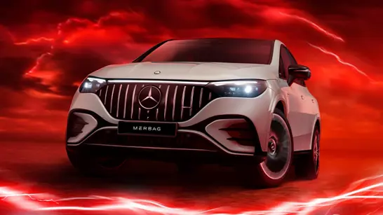 Mercedes-AMG EQE SUV 53 AMG Panamericana Black Panel Grill bei Merbag in der Frontansicht - Merbag Mercedes-AMG EQE SUV 53 AMG Panamericana Black Panel Grill bei Merbag in der Frontansicht - Merbag