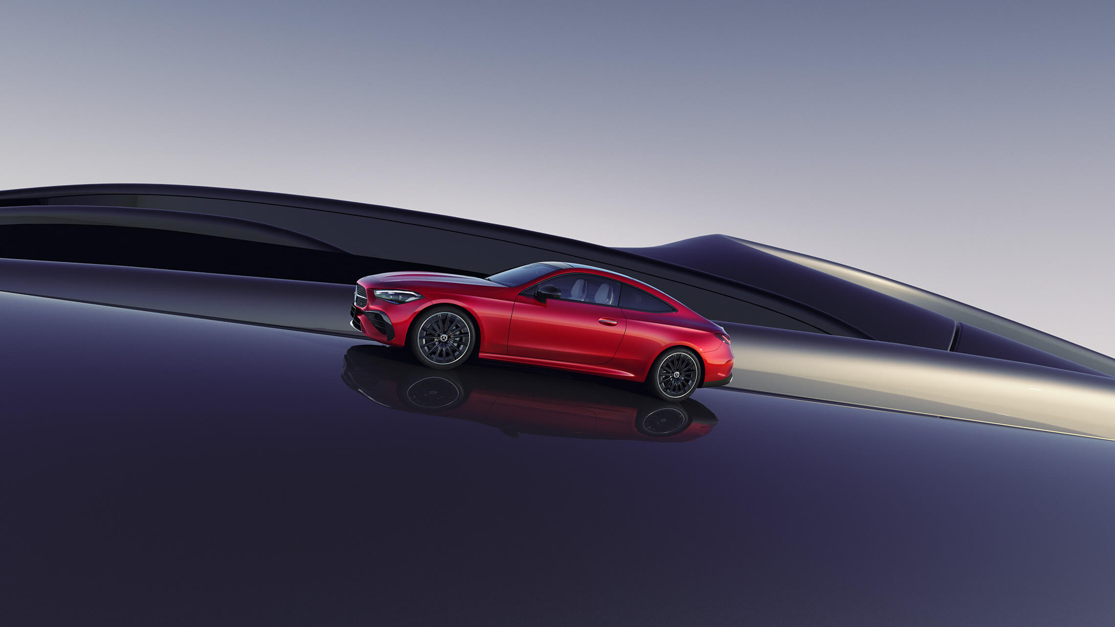 Mercedes-Benz CLE Coupé Linie in Lackierung MANUFAKTUR Patagonienrot metallic - Merbag