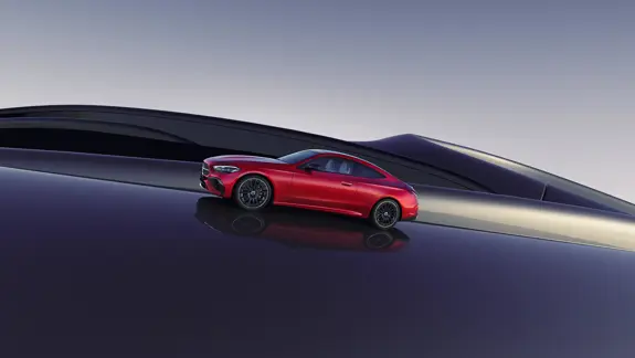 Mercedes-Benz CLE Coupé Linie in Lackierung MANUFAKTUR Patagonienrot metallic - Merbag Mercedes-Benz CLE Coupé Linie in Lackierung MANUFAKTUR Patagonienrot metallic - Merbag