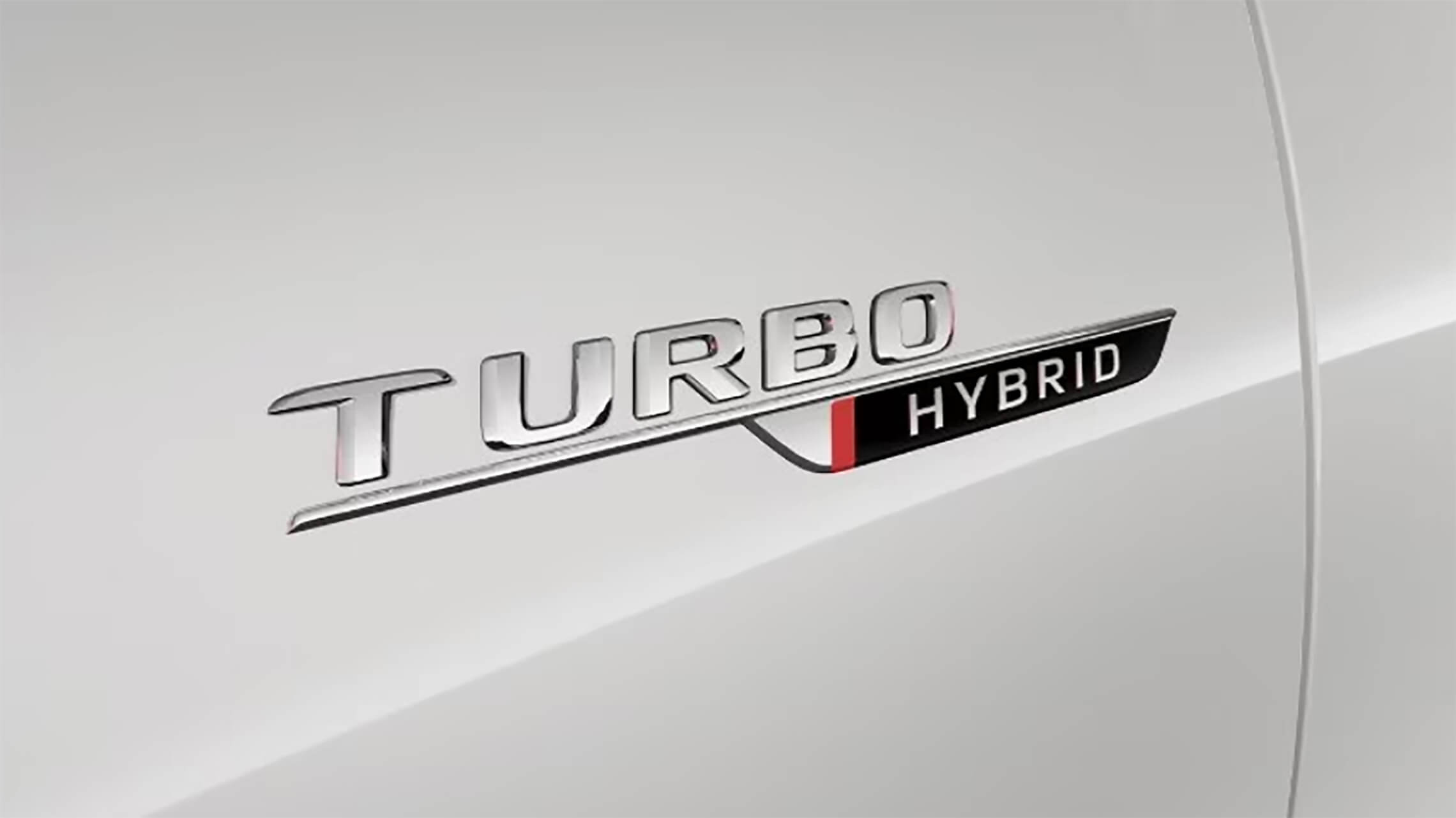 Mercedes AMG-GLE 53 HYBRID 4MATIC TURBO HYBRID-Schriftzug auf den vorderen Kotflügeln - Merbag