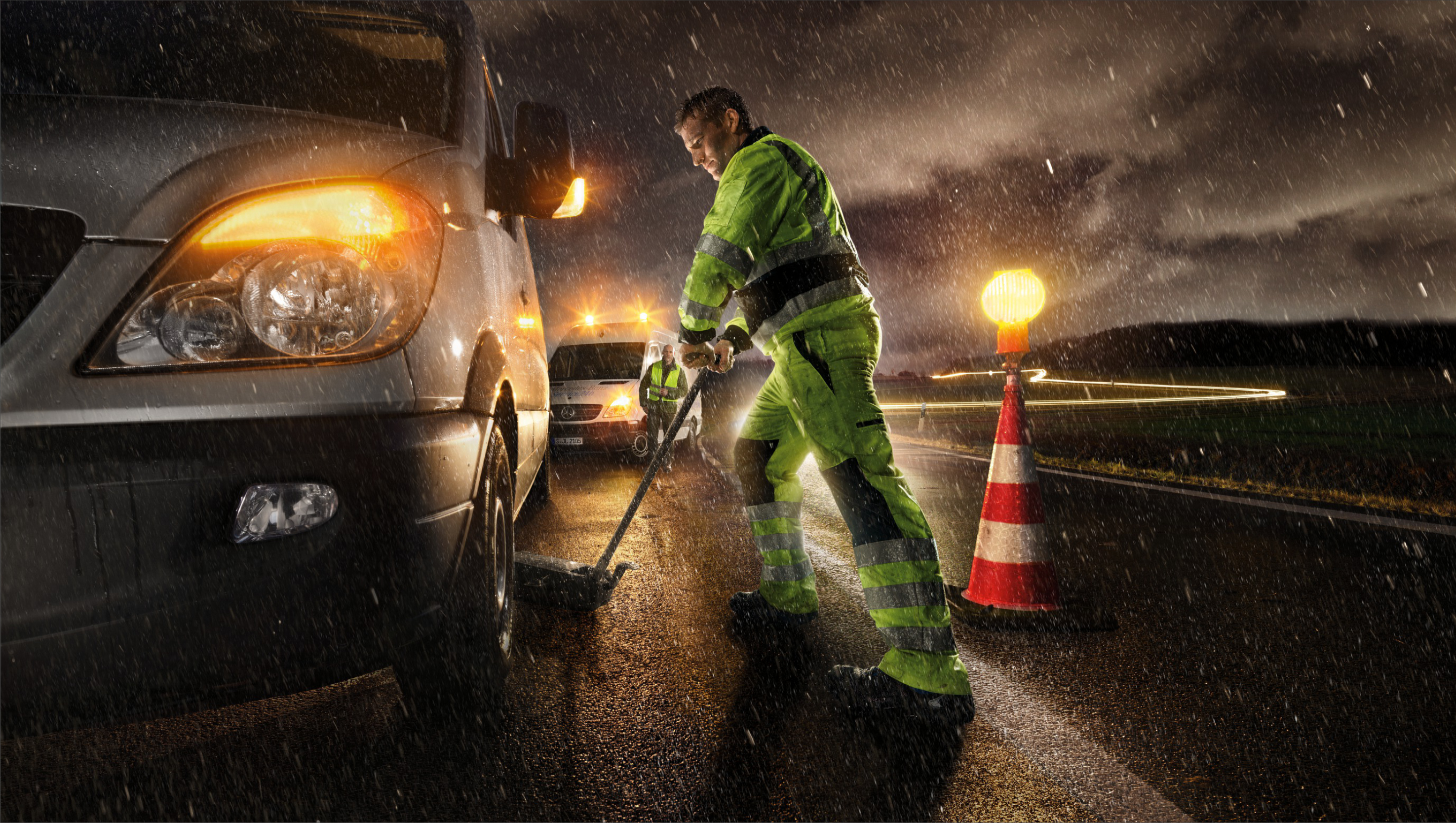 Mercedes Panne Nutzfahrzeuge