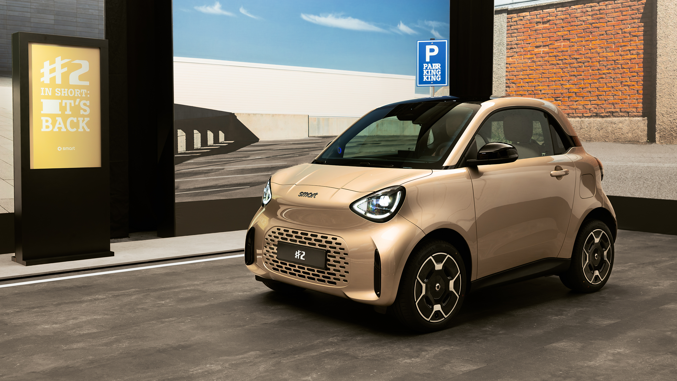 Smart Hashtag2 Premium Gold Metallic 3