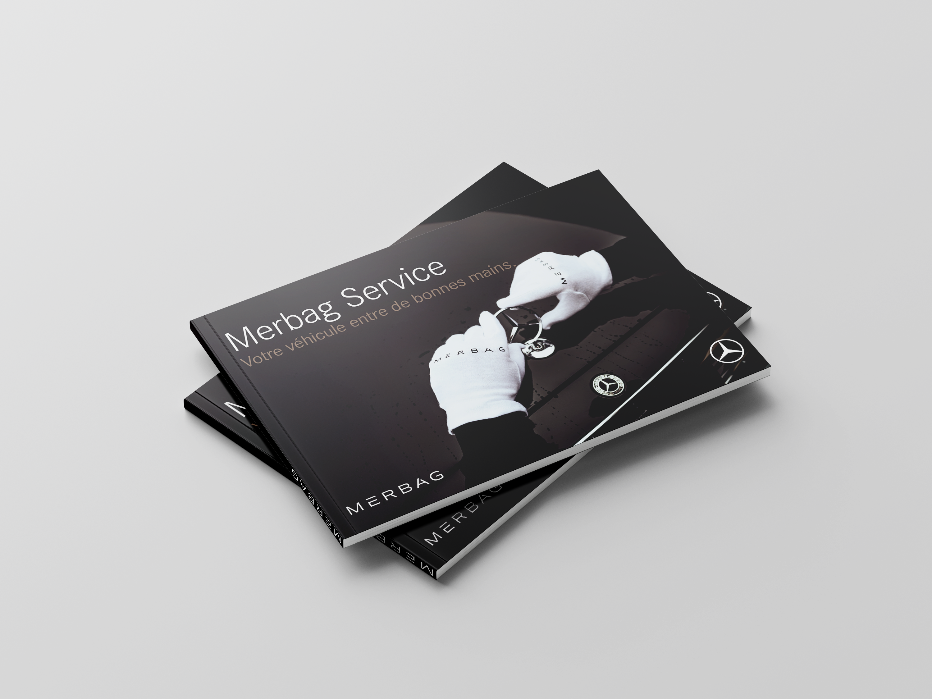 Perfect Binding Brochure Mockup 3 Service Brochuere Fr